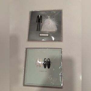 Hallmark Wedding Cards - Black, White, Pink (2 cards)